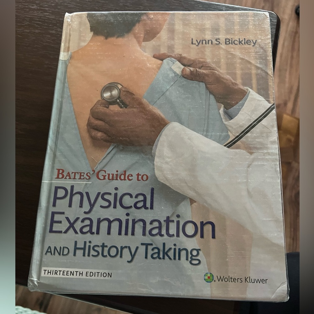 Bates guide to physical examination and history taking. Used, like-new condition